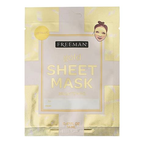 metallic foil sheet mask|Freeman Metallic Sheet Mask 0.47oz / 14ml – ikatehouse.